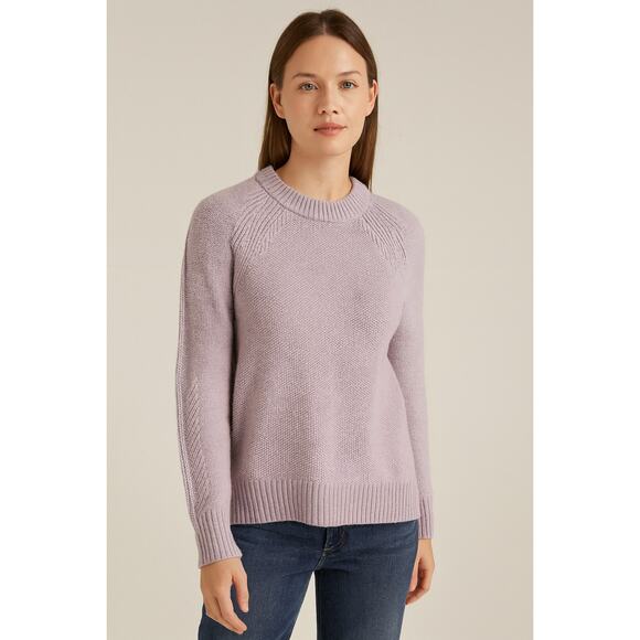 GAP Textured Crewneck Sweater – Lilac – Size XS - Picture 3 of 5